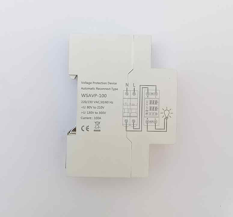 محافظ ولتاژ جریان 100امپر | محافظ ولتاژ مدلwsavp-100 - Image 4