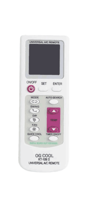 Alternative view of QUNDA-KT-109II-Universal-Remote-Control