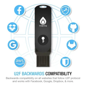 Alternative view of Thetis FIDO2 Security Key - Passkey & USB-A
