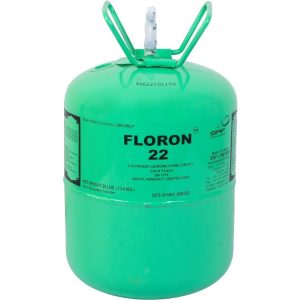 گاز مبرد R22 فلورن (Floron) هندوستان 13.6 کیلوگرمی | گاز کولر گازی R22 اصل